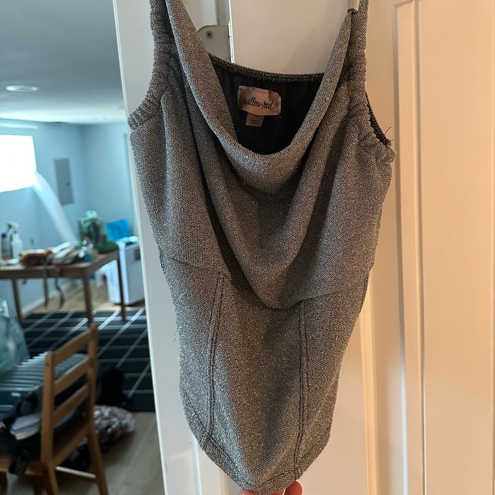 Spaghetti strapped tank top